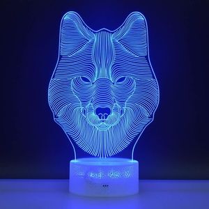 Wolf Head LED Light